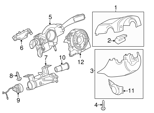Ignition Switch 1K0-905-849-B - View 50
