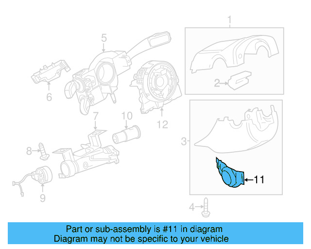 Cylinder Bezel 1K0-905-869-A-9B9 - View 61