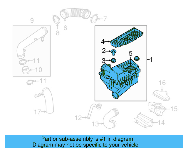 Air Cleaner Assembly 5C0-129-601-D - View 21