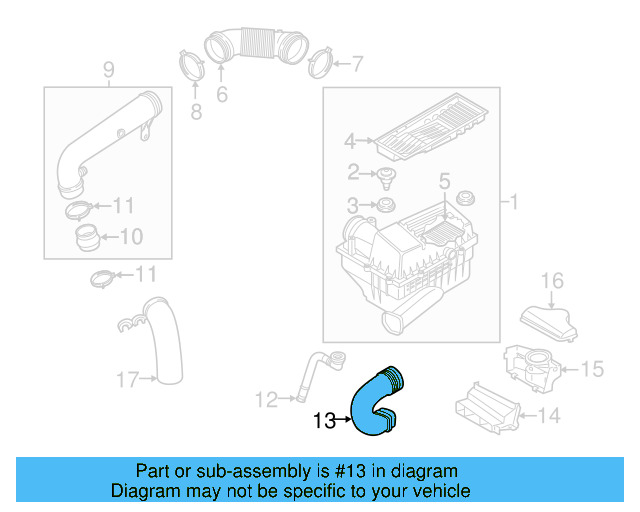 Connector Pipe 5C0-129-684 - View 24