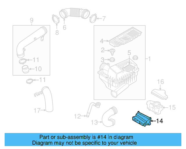 Air Inlet Duct 1K0-805-971-D-9B9 - View 37