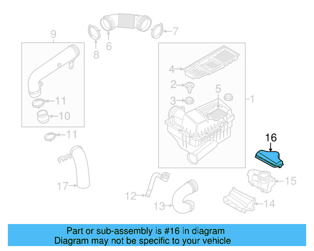 Inlet Cover 1K0-805-965-M-9B9 - View 31