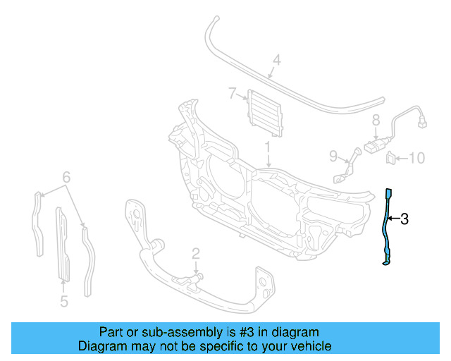 Radius Rod 3B0-805-489-F