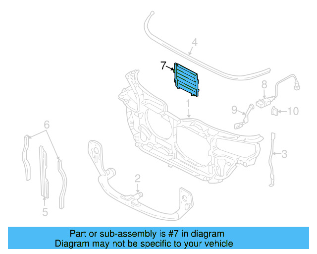 Sealing Strip 3B0-121-331 - View 23