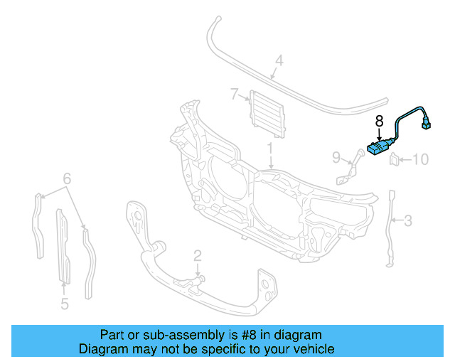 Ambient Temp Sensor 8Z0-820-535 - View 65