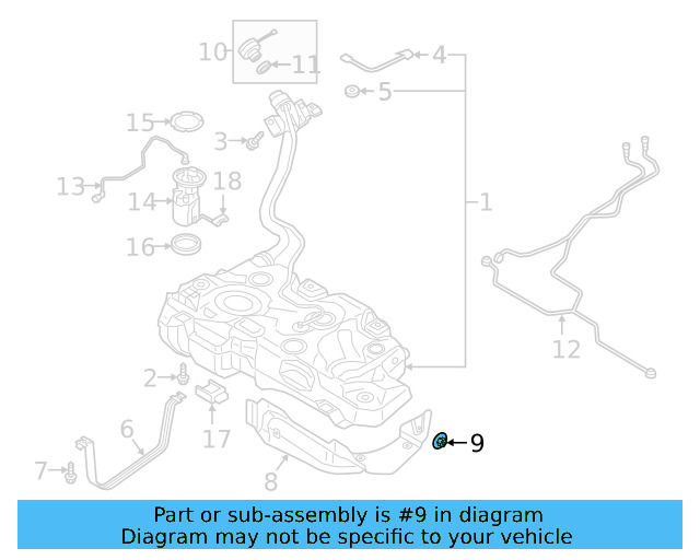 Heat Shield Nut N-910-685-01 - View 12