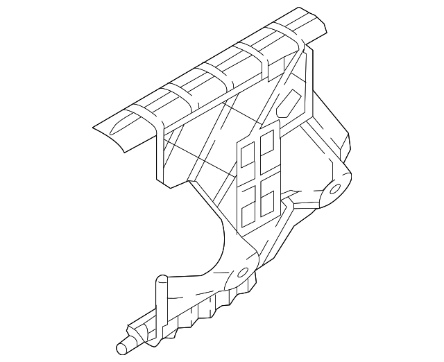 Engine Control Module (ECM) Bracket 3QF-906-507 - View 2