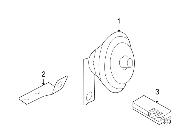 Horn Bracket 1C0-906-216-B - View 5