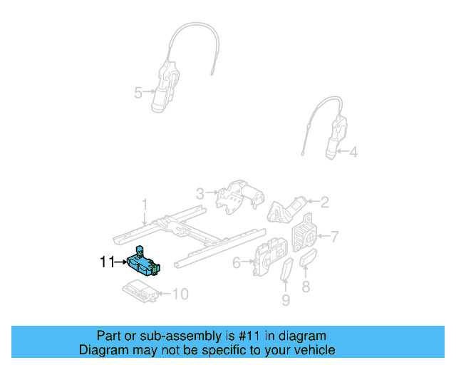 Control Module Bracket 1K0-959-115-E - View 4