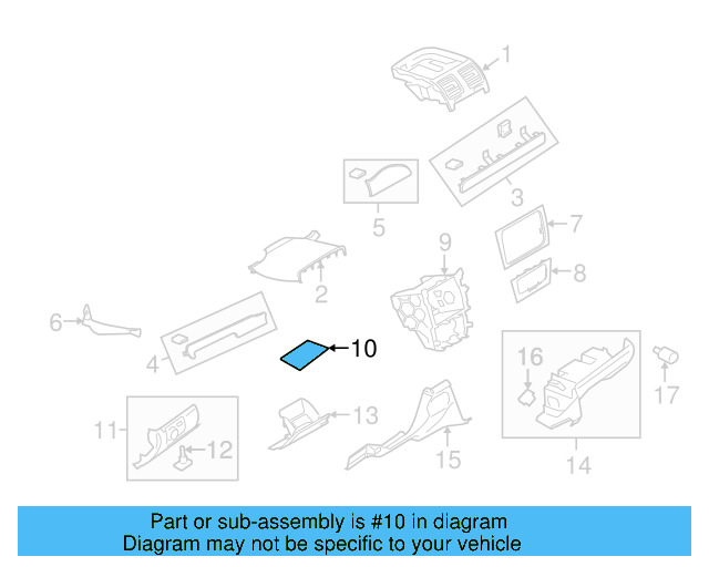 Instrument Panel Cover 5K0-857-367-C-82V - View 26