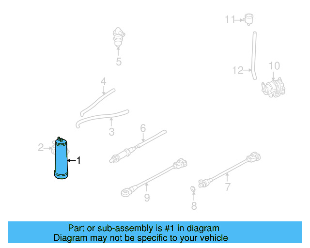Vapor Canister 1EM-201-799-C - View 3