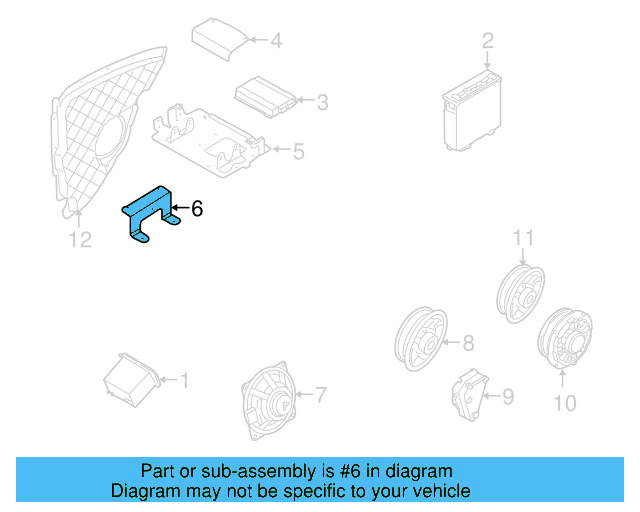 Bracket 1K0-035-883-E - View 68