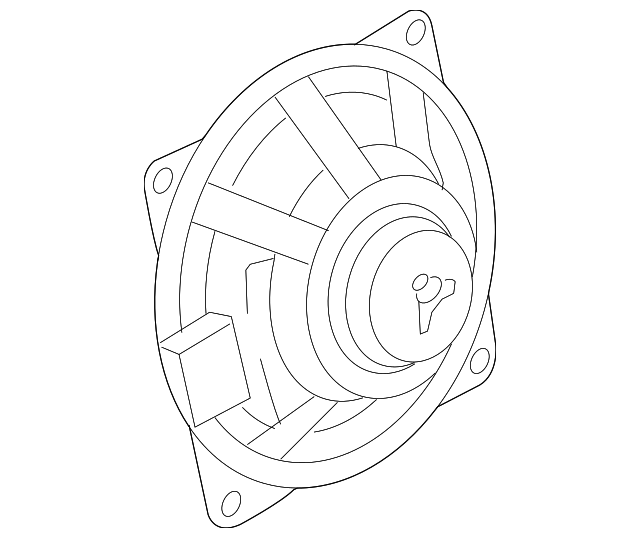 Front Dr Speaker 1K0-035-415 - View 20