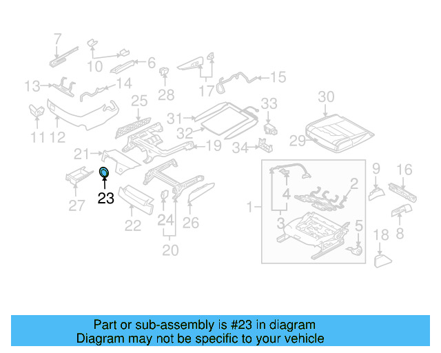 Front Cover Cap 7L0-881-469-5J6 - View 7