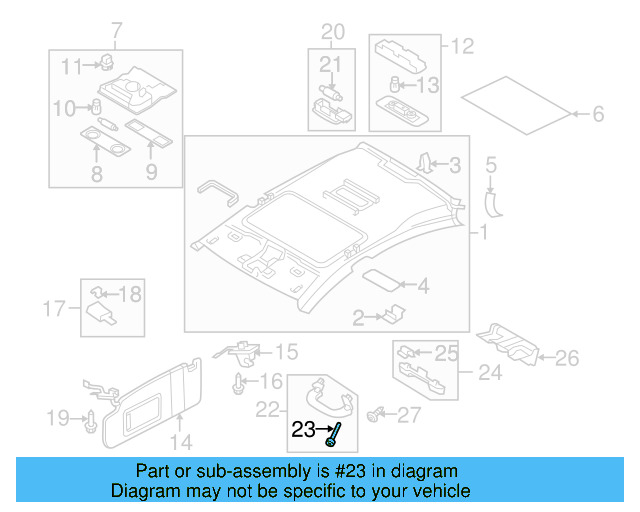 Fog Lamp Assembly Screw N-106-663-02 - View 31