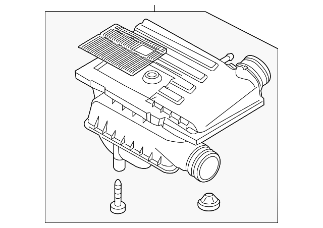 Air Cleaner Assembly 04E-129-611-H - View 2