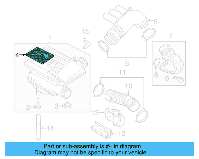 Air Filter 04E-129-620 - View 10