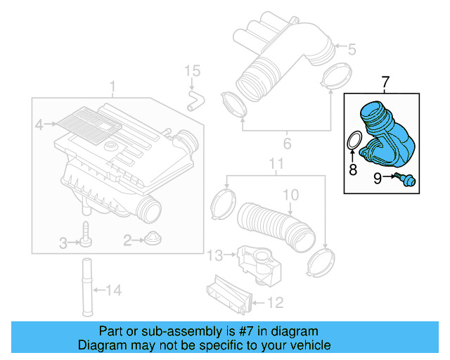 Inlet Duct 1K0-805-971-C-9B9 - View 121