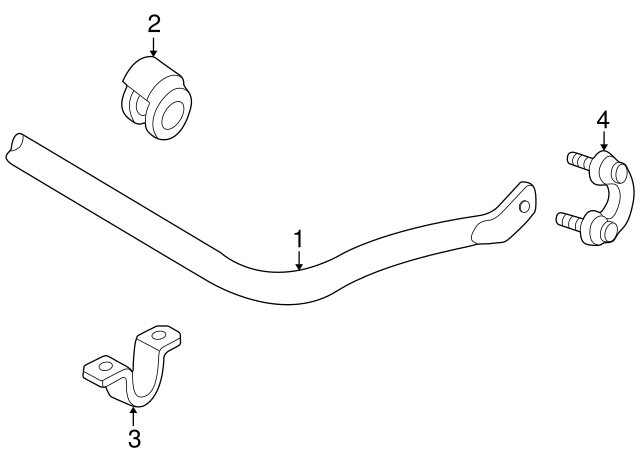 Stabilizer Bar 8D0-411-309-L - View 3