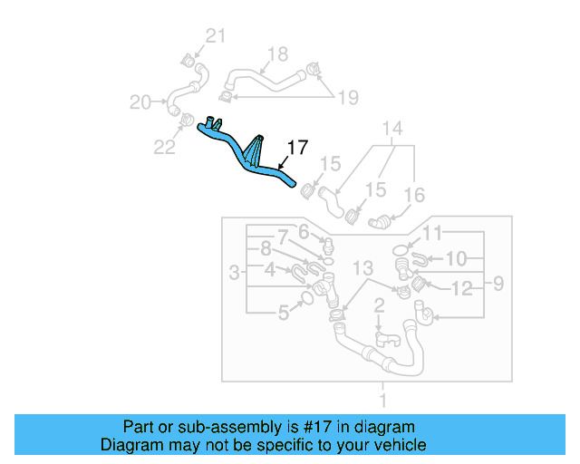 Water Pipe 5Q0-121-070-BR - View 44