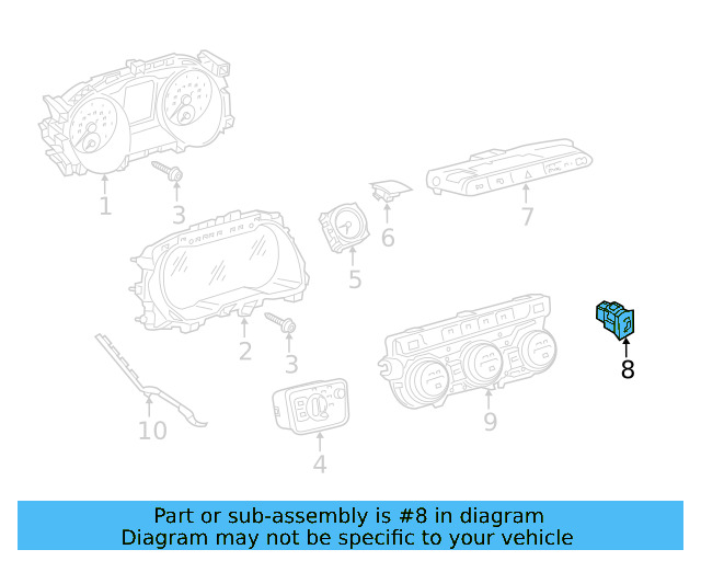 Switch 3ED-962-143-WHS - View 3