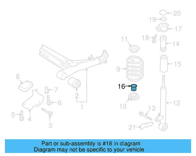 Retainer 5Q0-525-691-A - View 3