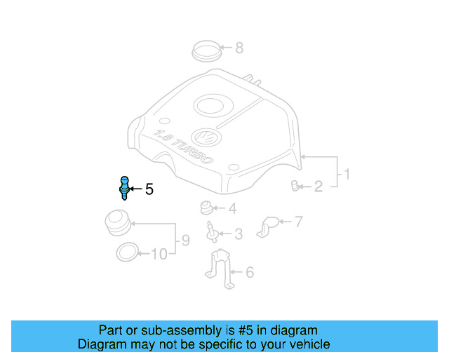Engine Cover Stud 06A-103-951