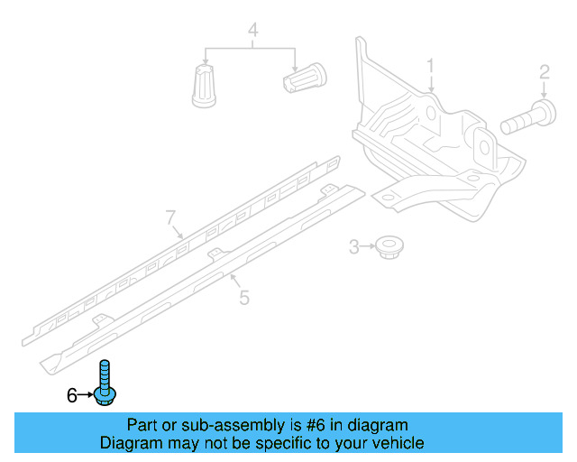 Rocker Molding Bolt WHT-006-944 - View 16