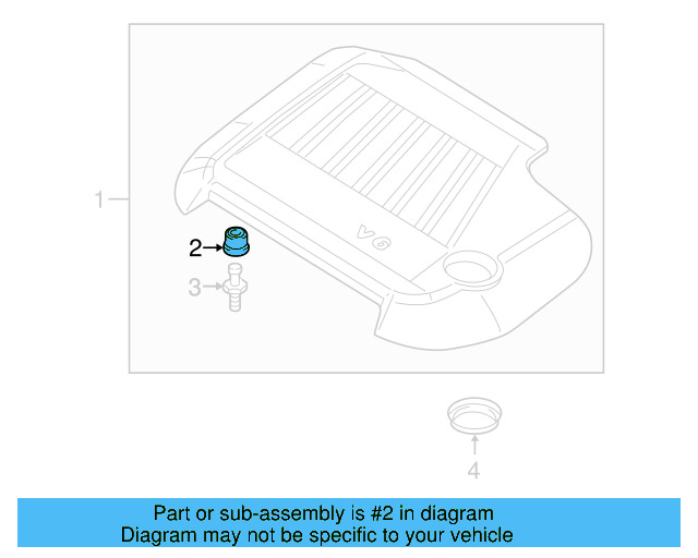 Engine Cover Insulator 06A-103-226 - View 30