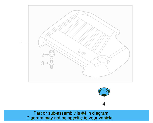 Intake Cover Seal 022-133-287-C - View 3