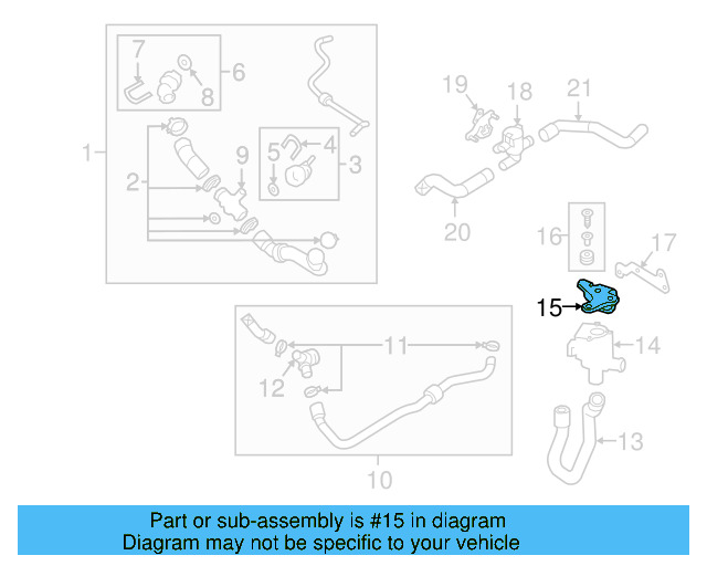 Mount Bracket 1K0-121-093-CJ - View 10