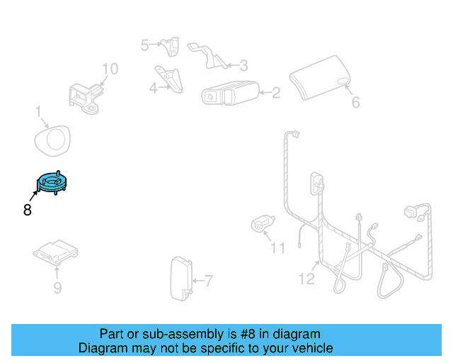 Clock Spring 1J0-959-654-BK - View 26