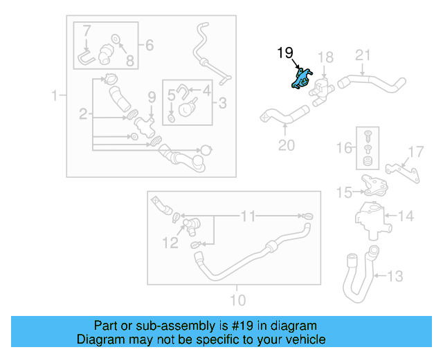 Control Valve Bracket 5C0-121-093-AA - View 6
