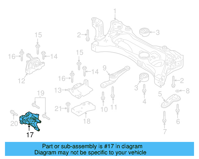 Mount Bracket 5Q0-802-068 - View 49