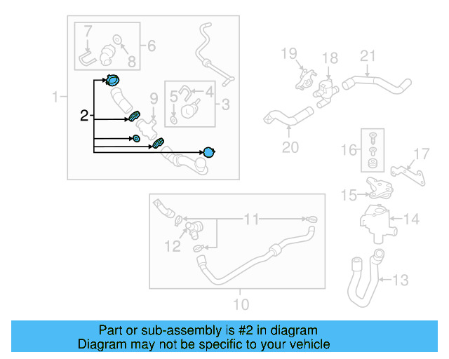 Lower Hose Coupling 5C0-122-291-J - View 41