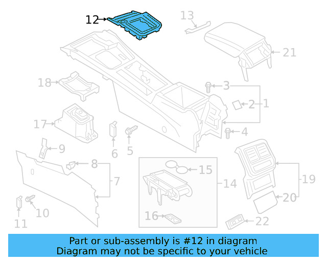 Switch Bezel 3G1-863-042-YI2 - View 7
