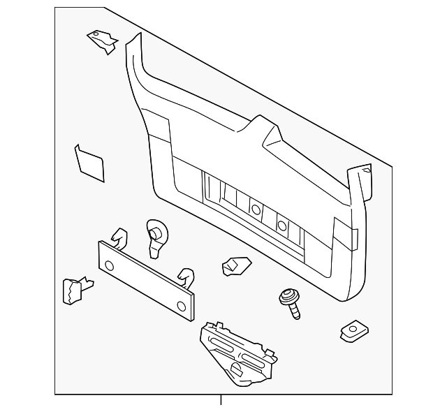 Lower Trim Panel 3AF-867-605-A-9B9 - View 4