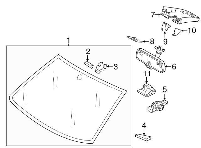 Mirror Support 6N0-845-543 - View 47