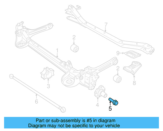 Stub Axle Bolt WHT-003-853 - View 21