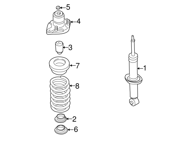 Coil Spring 4B0-511-115-BQ