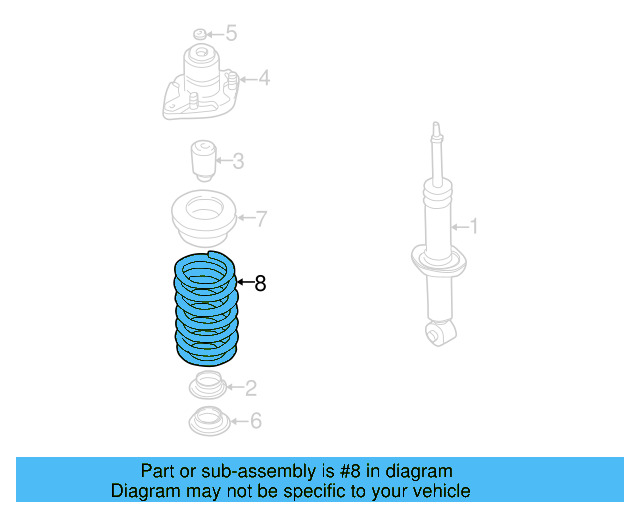 Coil Spring 8D0-411-105-AS