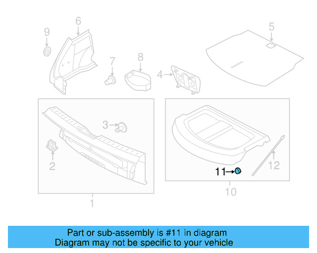 Tonneau Cover Strap 5C5-863-447 - View 3