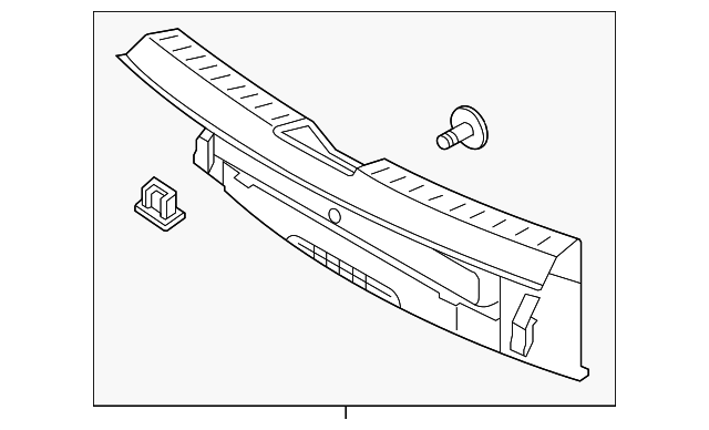 Rear Panel Trim 5C5-863-459-B-82V - View 8
