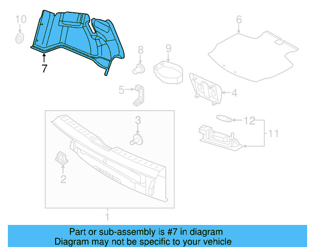 Wheelhouse Trim Clip 4G0-867-632 - View 3