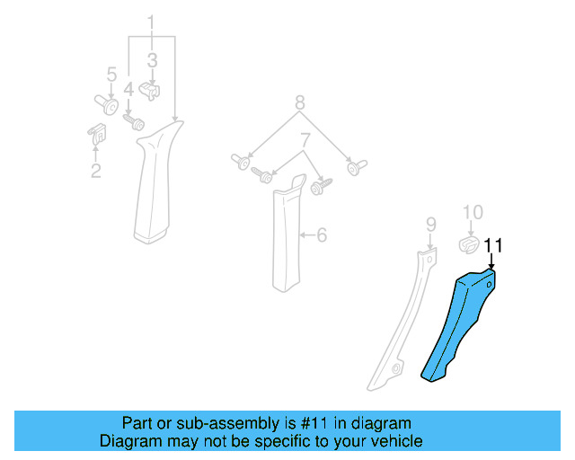 Body A 3B0-867-334 - View 13