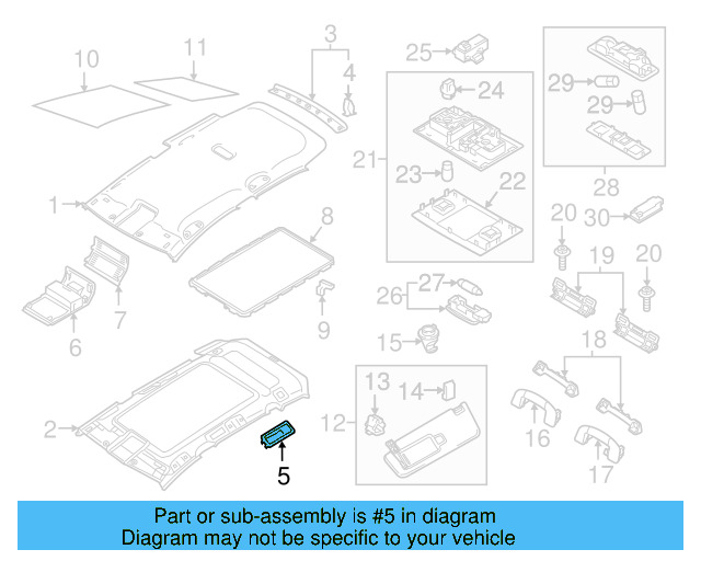 Side Trim Panel 5GM-863-046-ZB3
