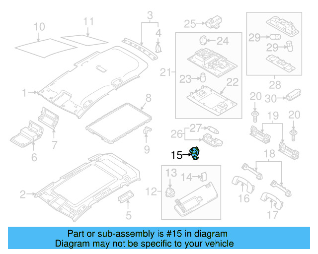 Sun 5G0-857-561-B-Y20 - View 5