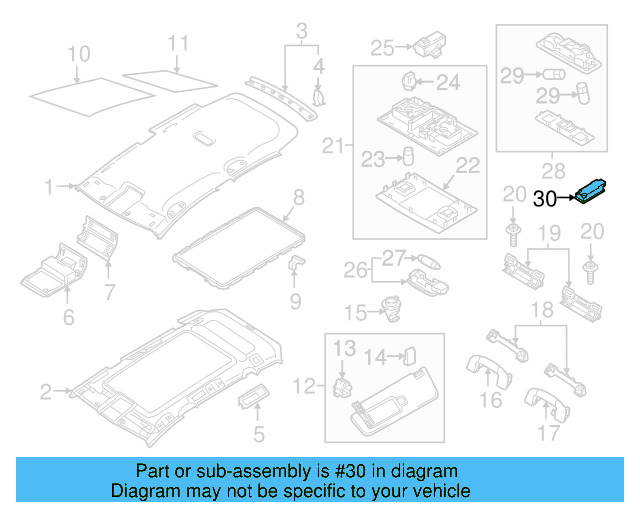 Front Lamp Assembly 5TA-947-105-B-WHI - View 10