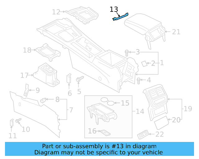 Trim Plate Extension 3G1-864-148-1QB - View 3