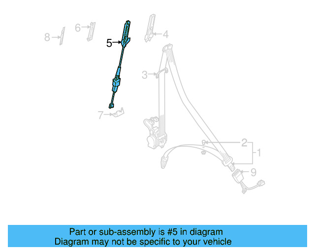 Height Adjuster 7L0-857-819-H - View 3